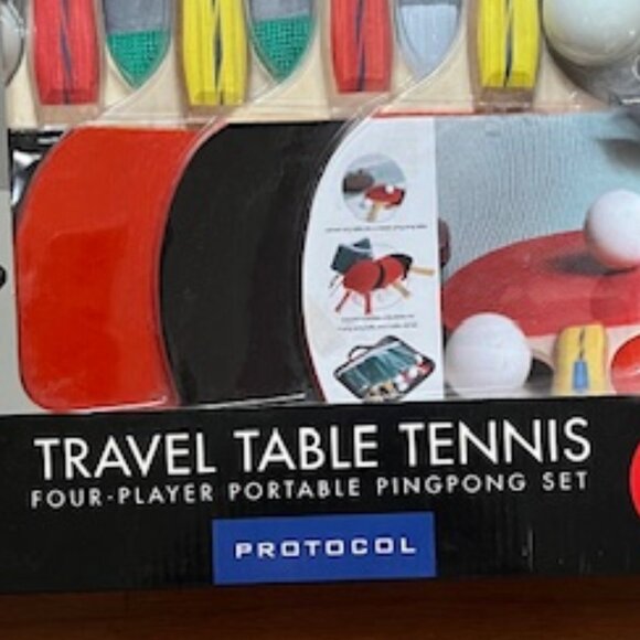 Protocol Travel Table Tennis 4 Player Set - Picture 3 of 12